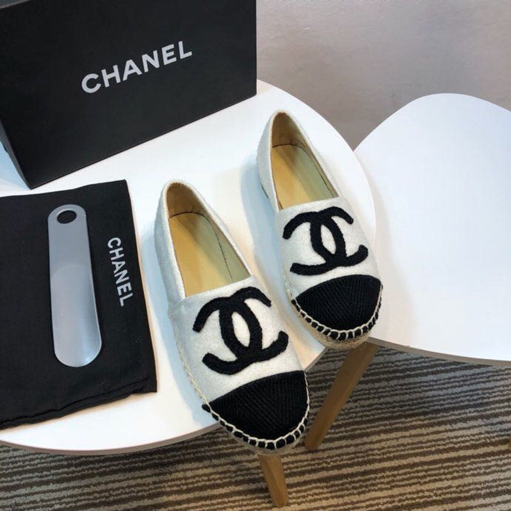 Chanel Tweed and Fabric Espadrilles Spring/Summer Collection Act 2 White/Black