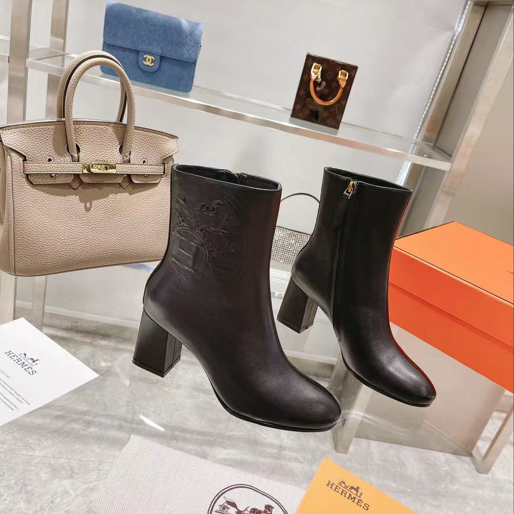 Hermes Saint Germain Ankle Boot Black