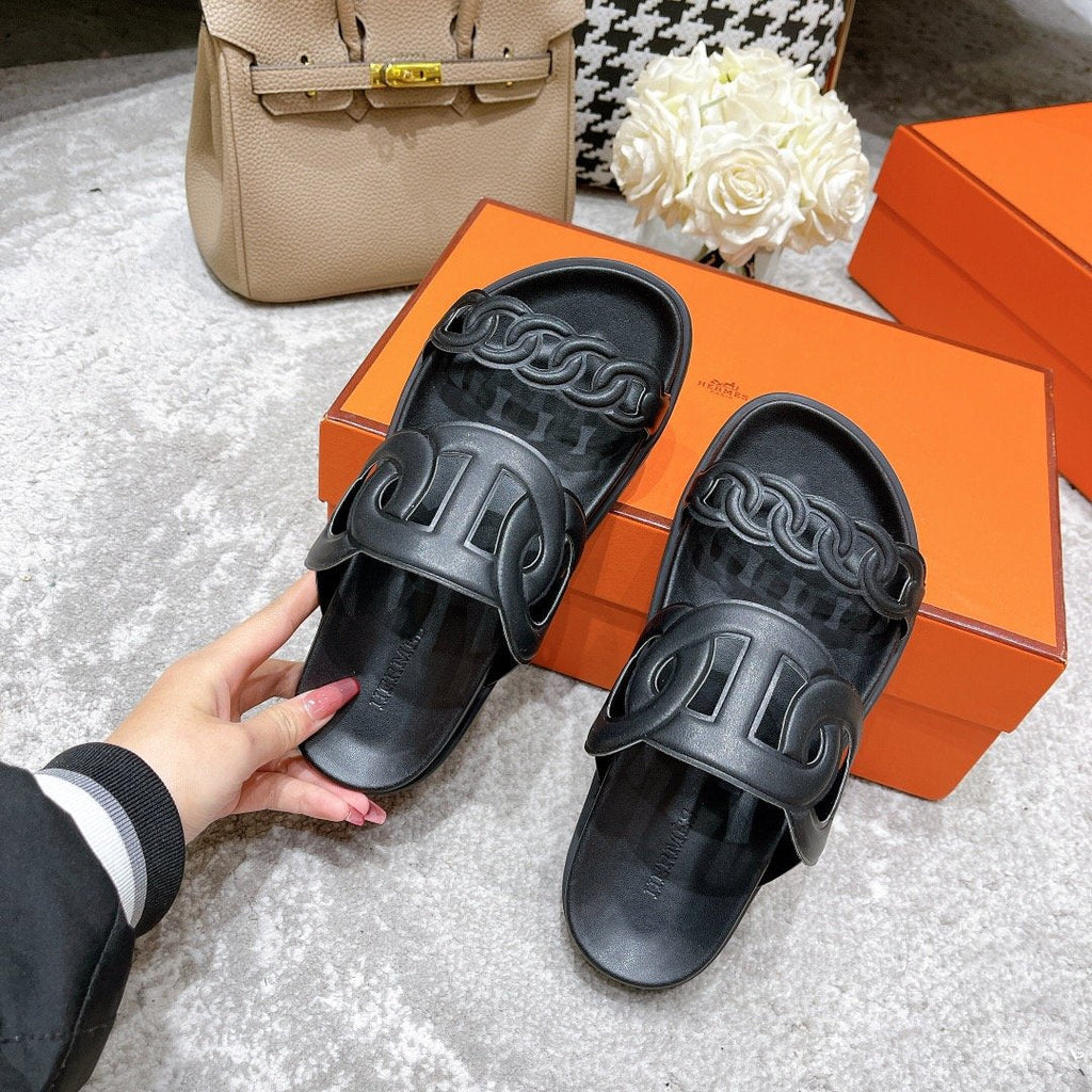 Hermes Extra Sandal Black