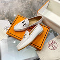 Hermes Paris Loafer White