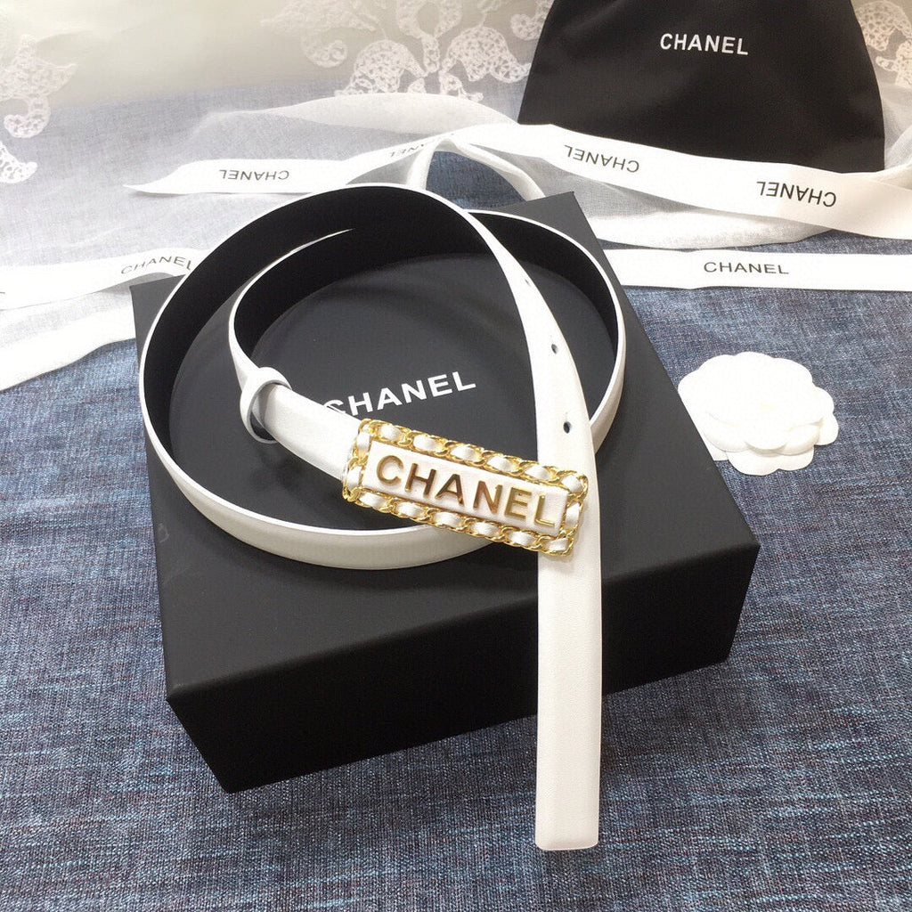 Chanel Belt With Double C Buckle