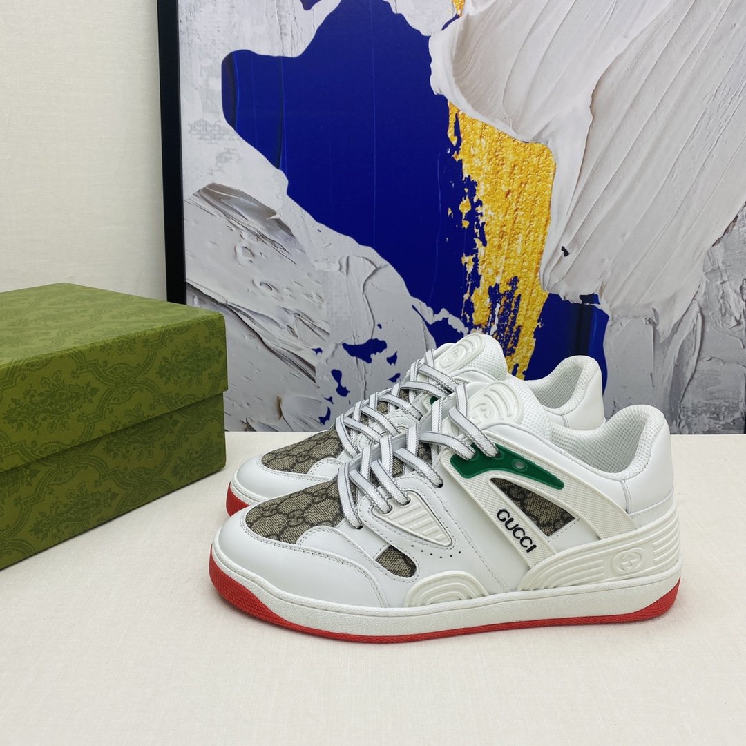 Gucci Basket Sneaker White