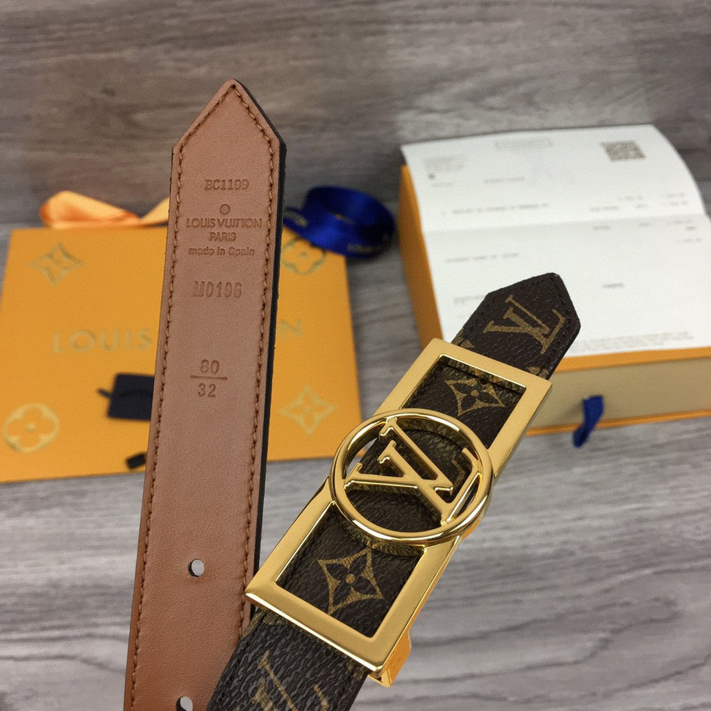 Louis Vuitton Reversiable Belt Brown
