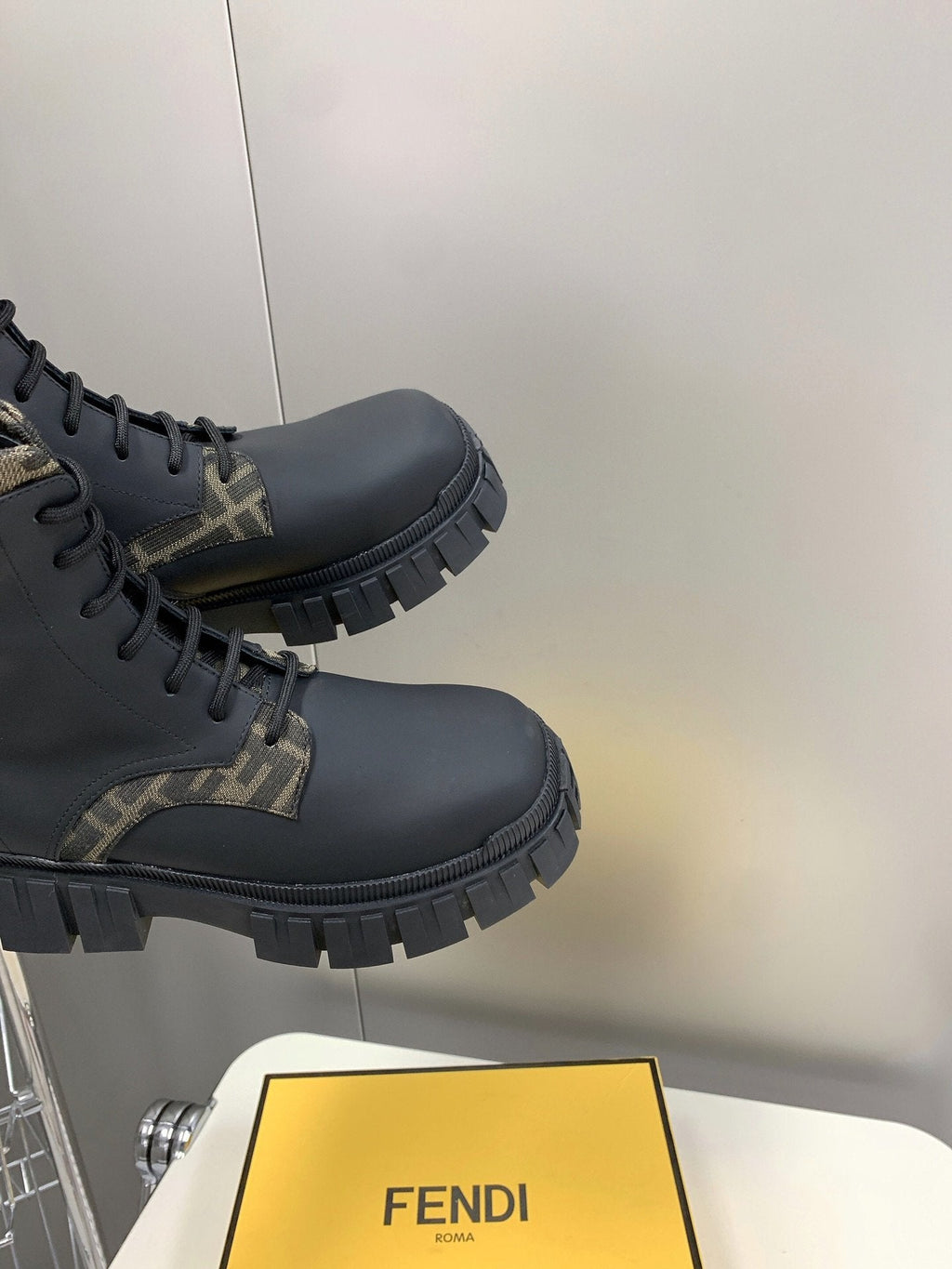 Fendi Signature Boots Black