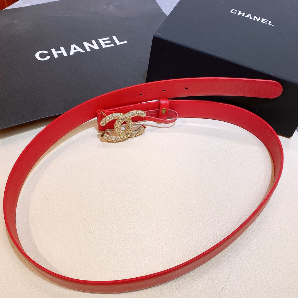 Chanel Belt With Double C Buckle