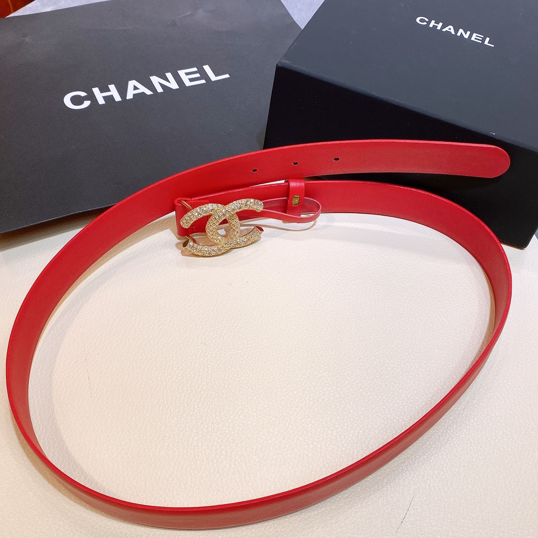 Chanel Belt With Double C Buckle