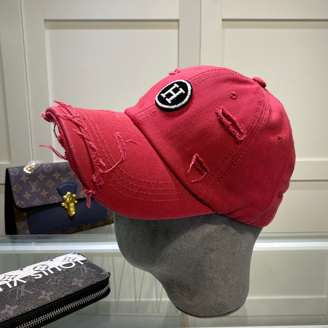 Hermes Davis H Primavera Cap Red