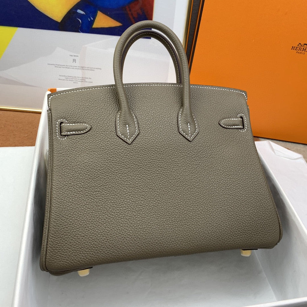 Hermes Birkin 25 Nata Swift Gold Hardware Brown