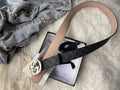 Gucci Belt With Double G Buckle Black