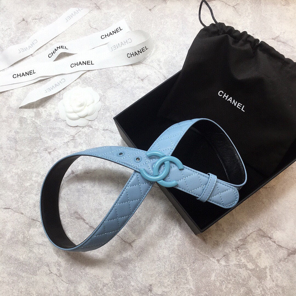 Chanel Belt With Double C Buckle
