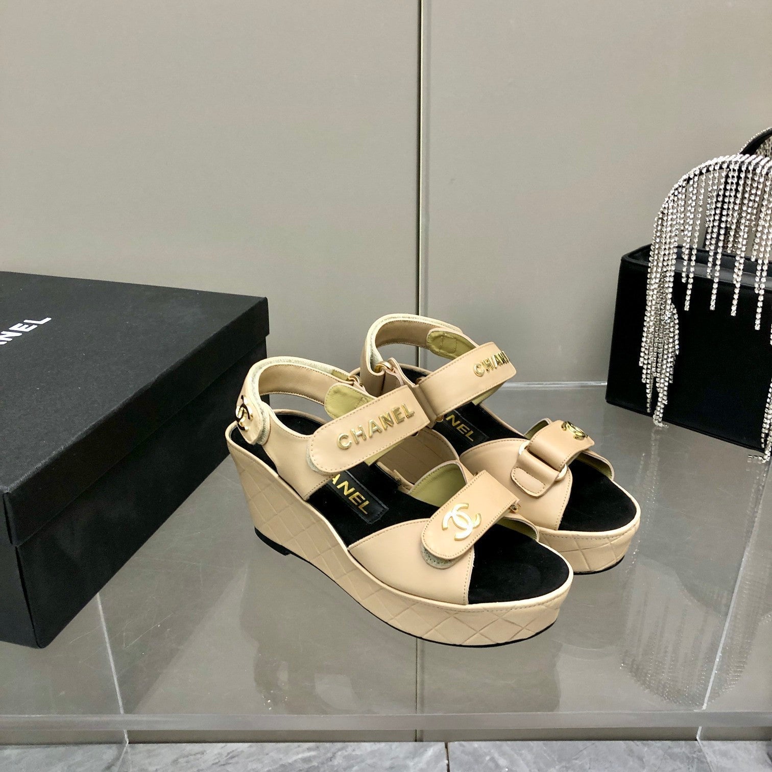 Chanel Sandals Cream