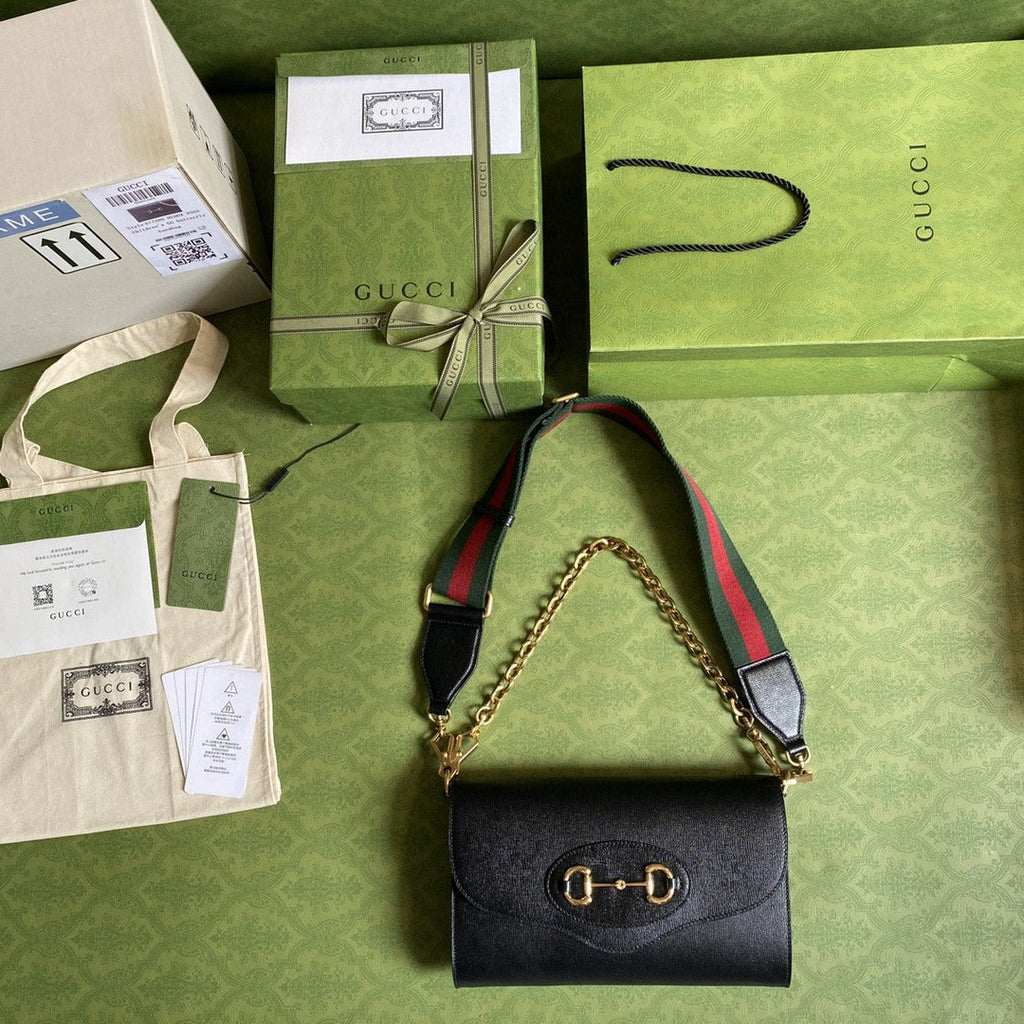 Gucci Horsebit 1955 Small Bag 26cm Black