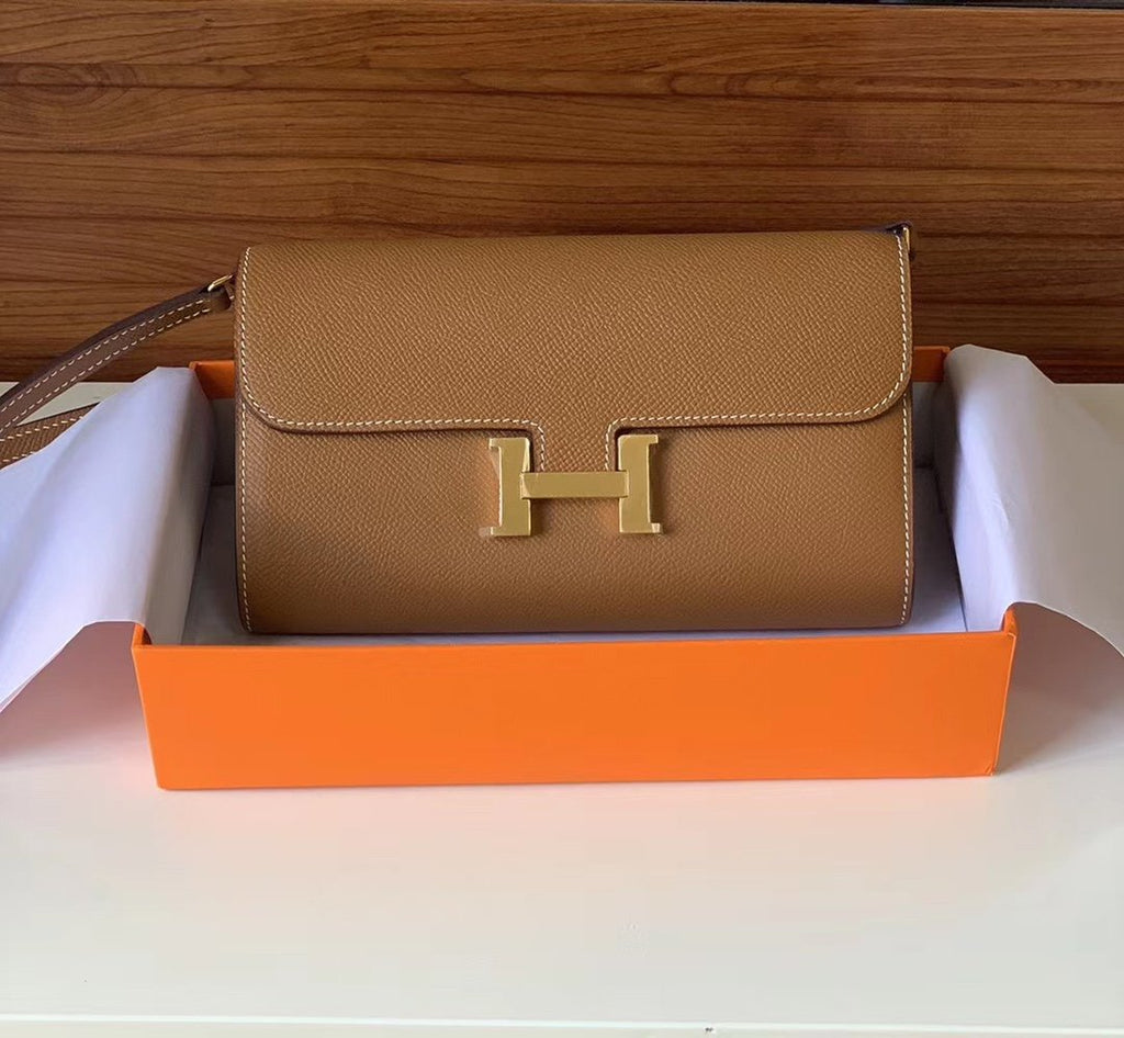 Hermes Constance Togo 21cm Brown