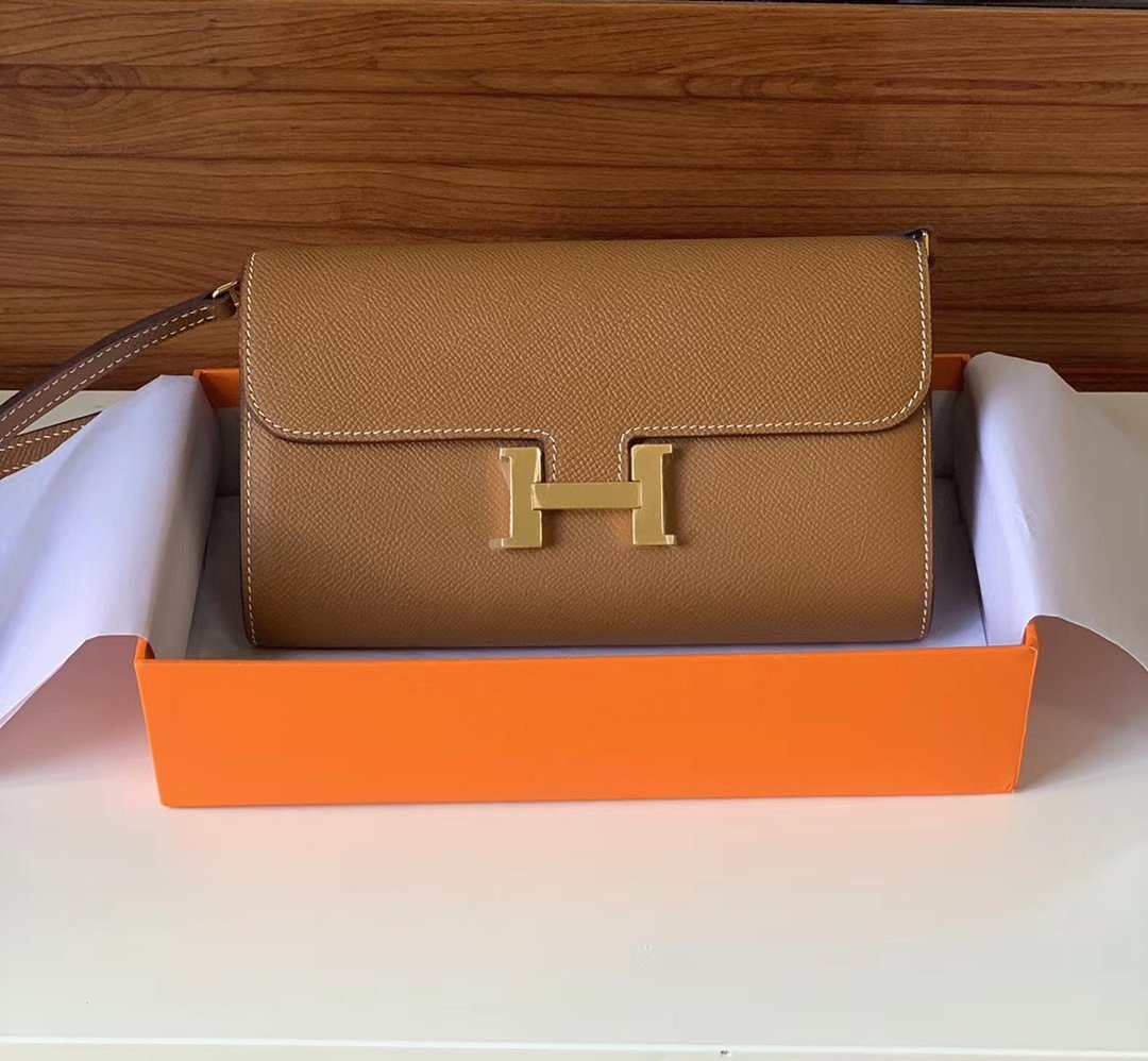 Hermes Constance Togo 21cm Brown
