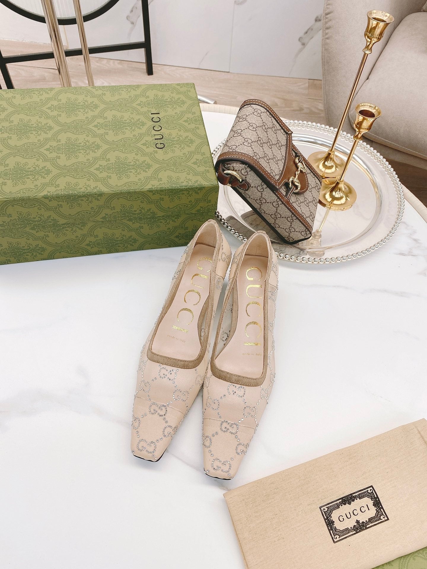 Gucci Pumps Beige