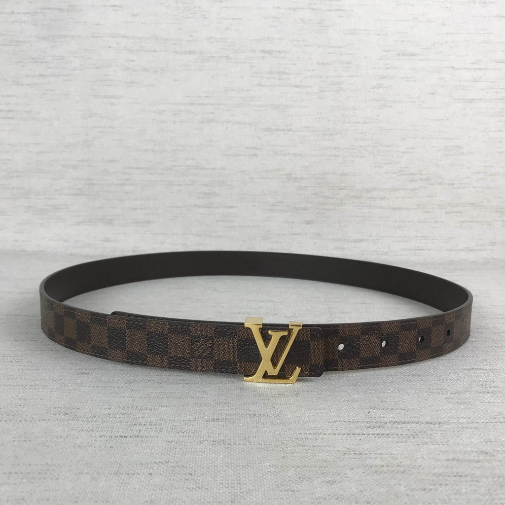Louis Vuitton LV Initiales Reversible Belt Brown