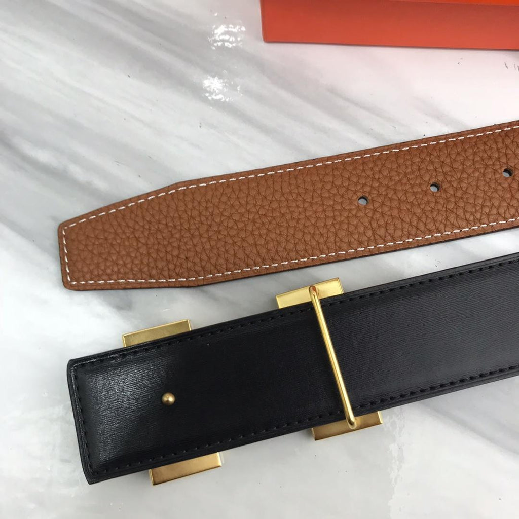 Hermes Quizz Touareg Belt Buckle & Reversible Leather Brown