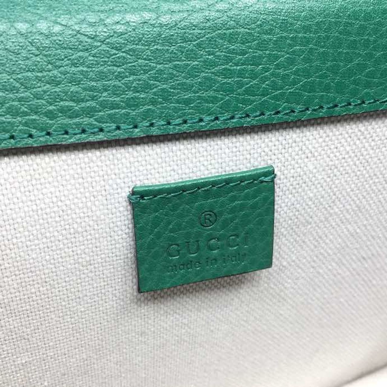 Gucci Dionysus Crystal Shoulder Bag 28cm 400249 Calfskin Leather Spring/Summer Collection, Green