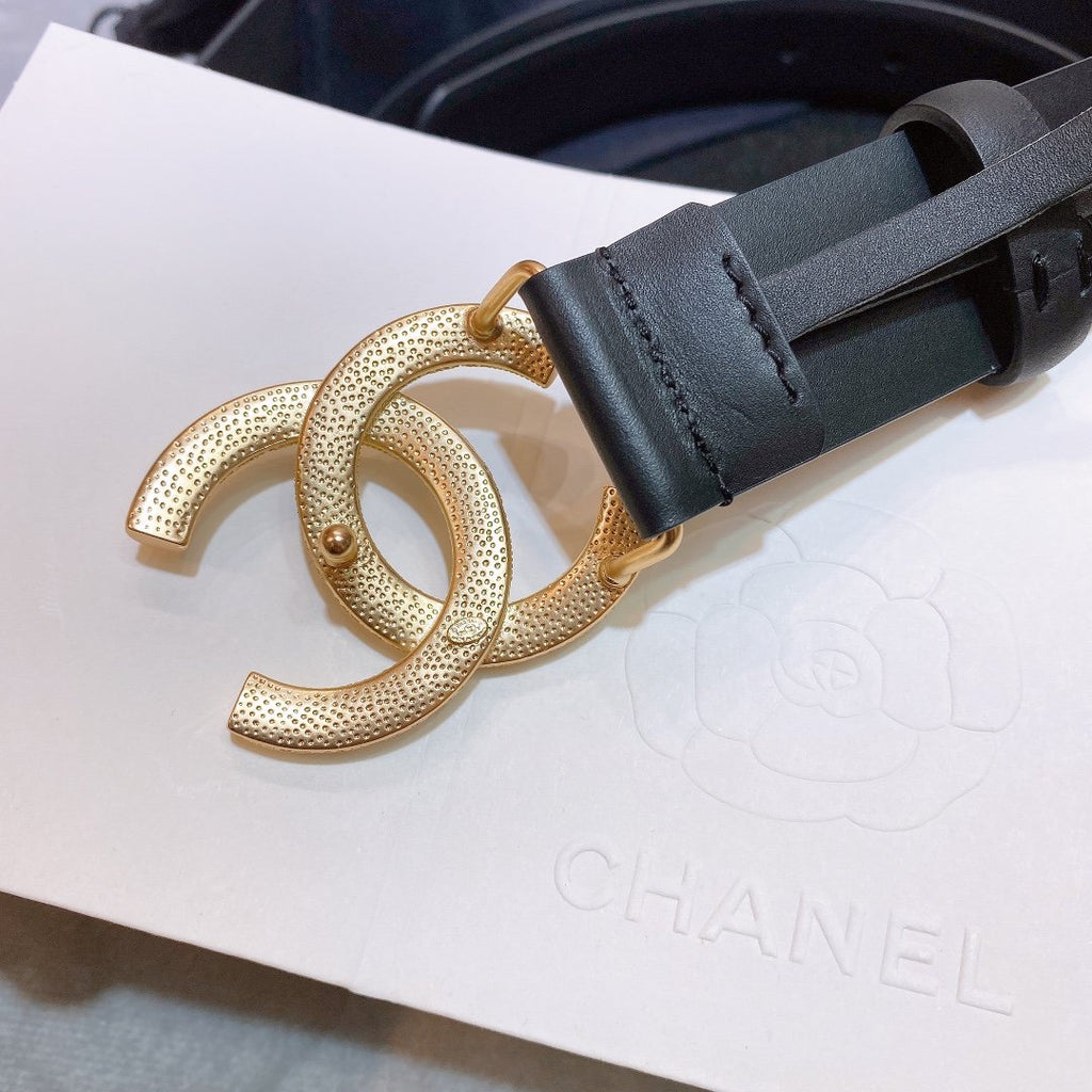 Chanel Belt With Double C Buckle