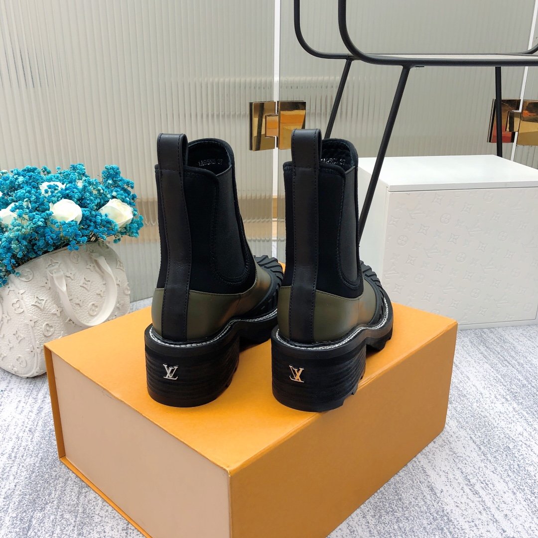 Louis Vuitton Beaubourg Ankle Boot Black