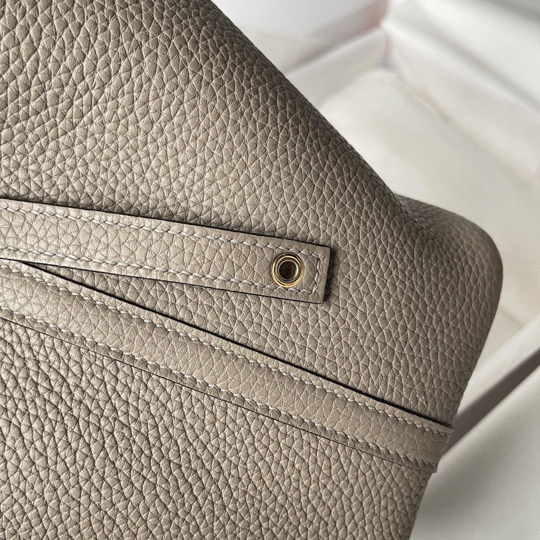Hermes Picotin Lock 18 Bag Greige