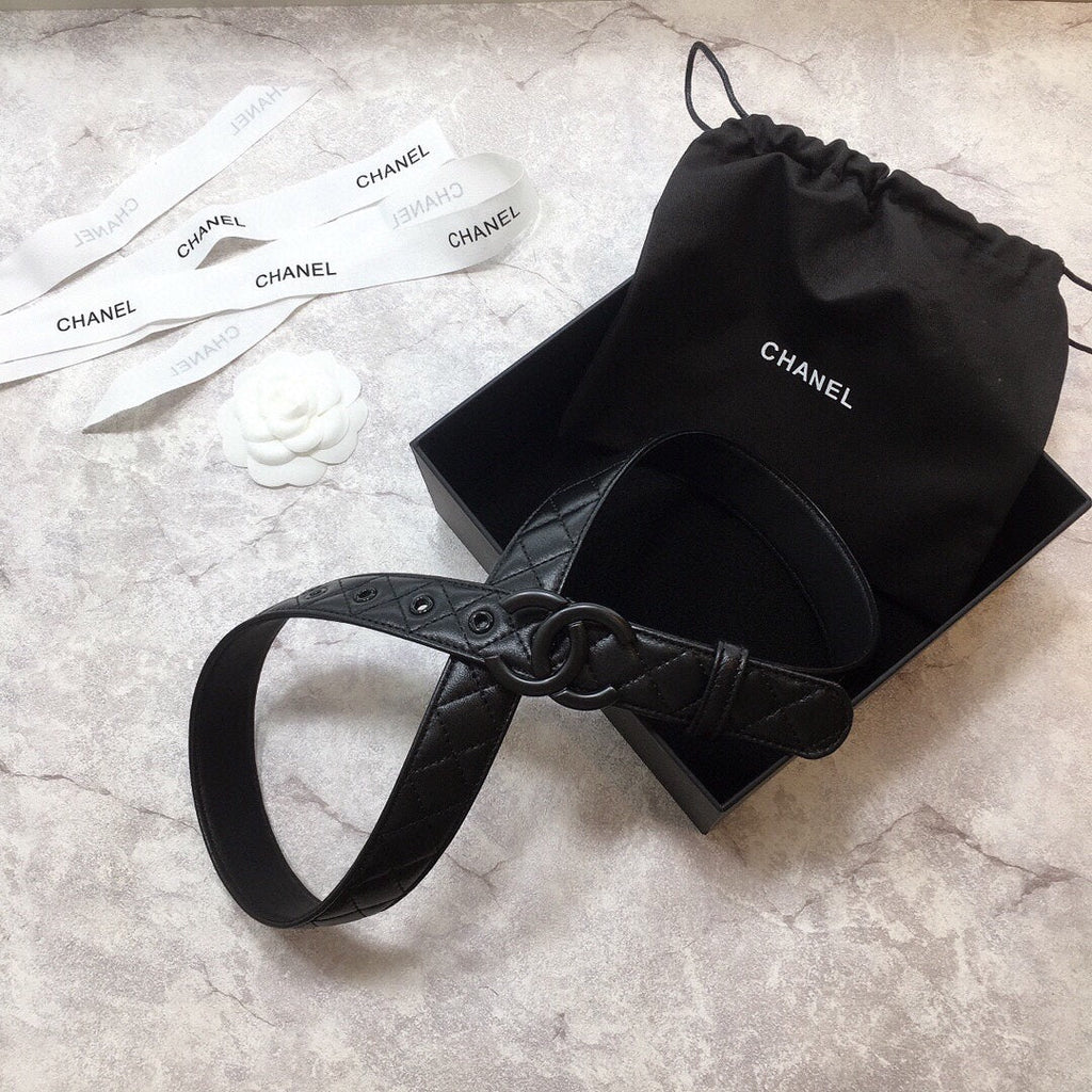 Chanel Belt With Double C Buckle