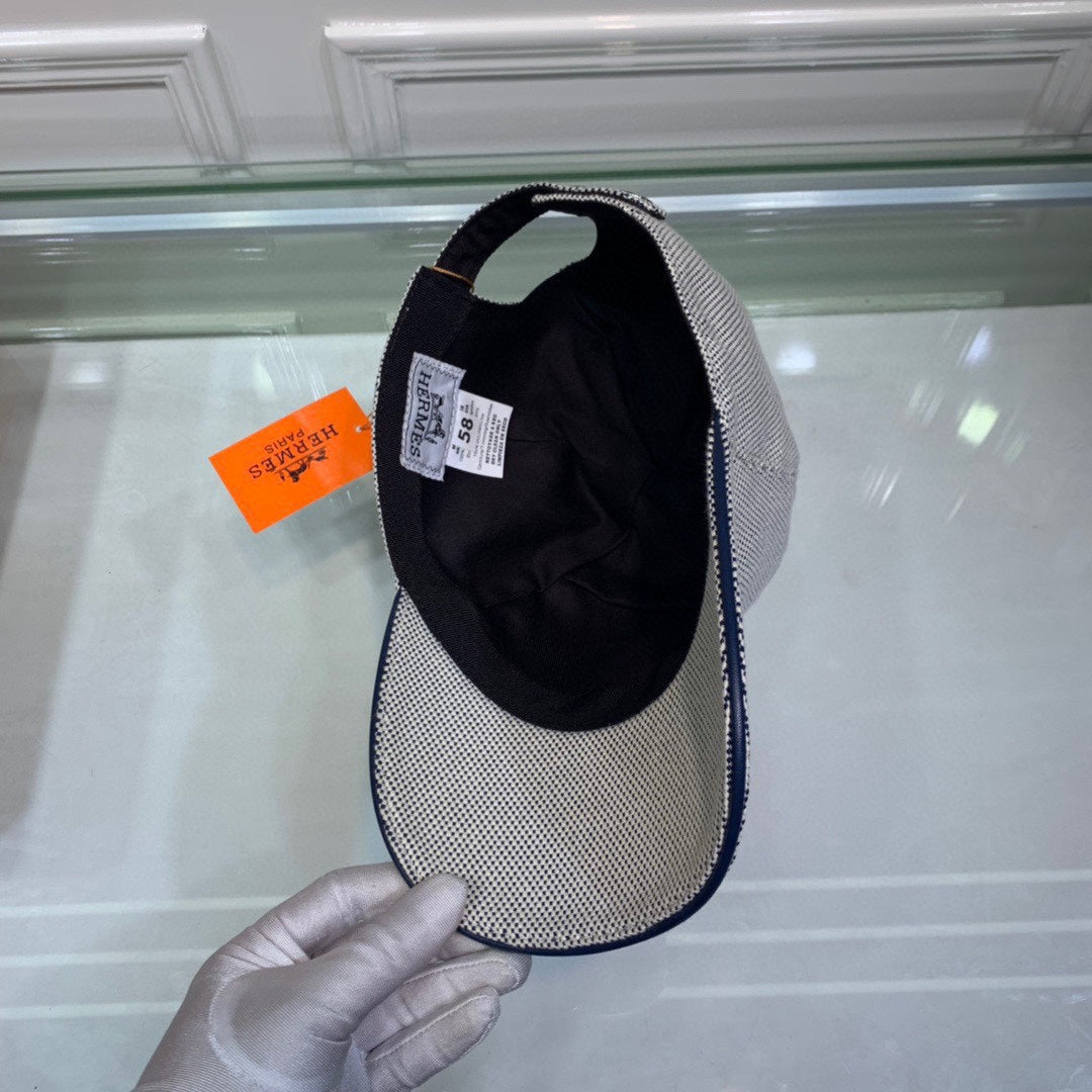 Hermes Davis H Primavera Cap Grey