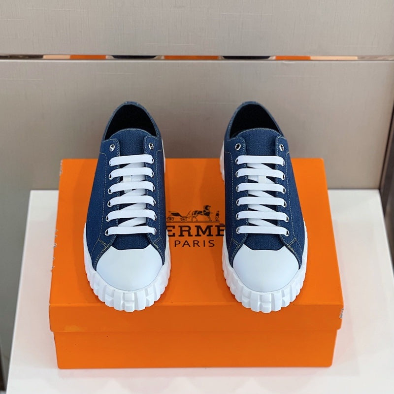 Hermes Climb Sneaker Low Top Blue