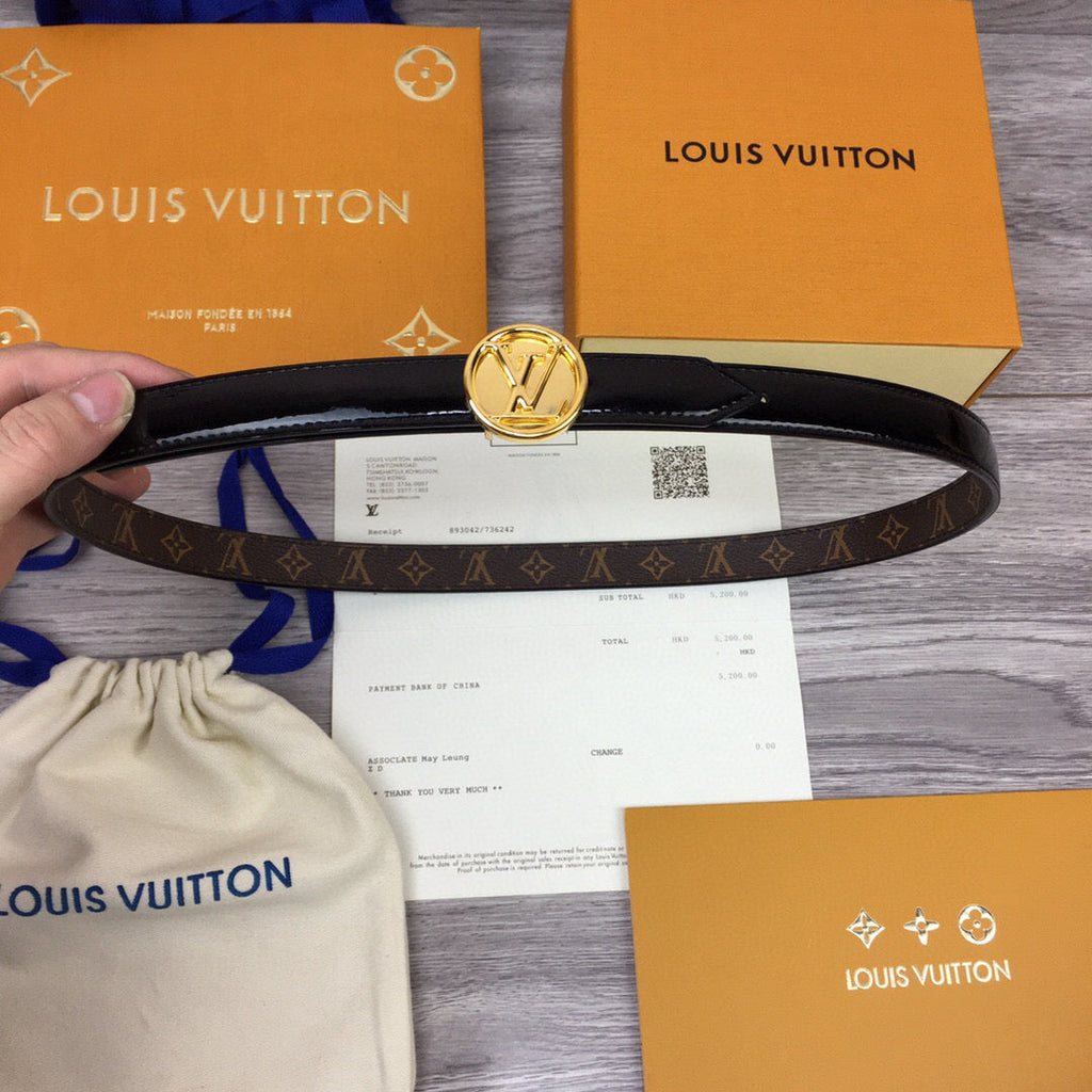 Louis Vuitton Cricle Belt Black
