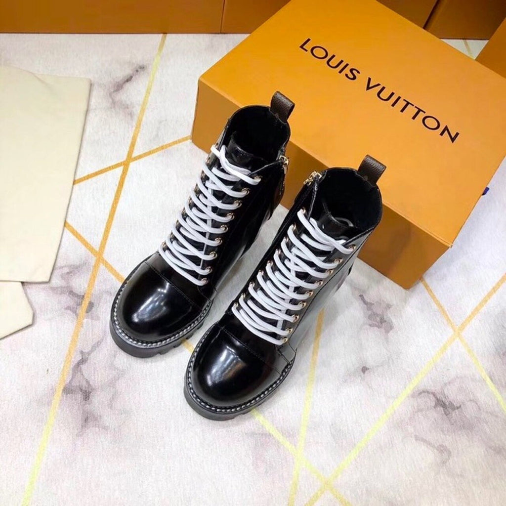 Louis Vuitton Star Trail Ankle Boot Calfskin Leather Fall/Winter Collection 1A2Y89 Black