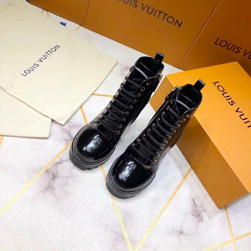 Louis Vuitton Star Trail Ankle Boot Calfskin Leather Fall/Winter 2018 Collection 1A3SX0 Black