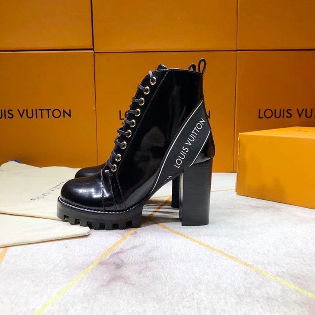 Louis Vuitton Star Trail Ankle Boot Calfskin Leather Fall/Winter 2018 Collection 1A3SX0 Black