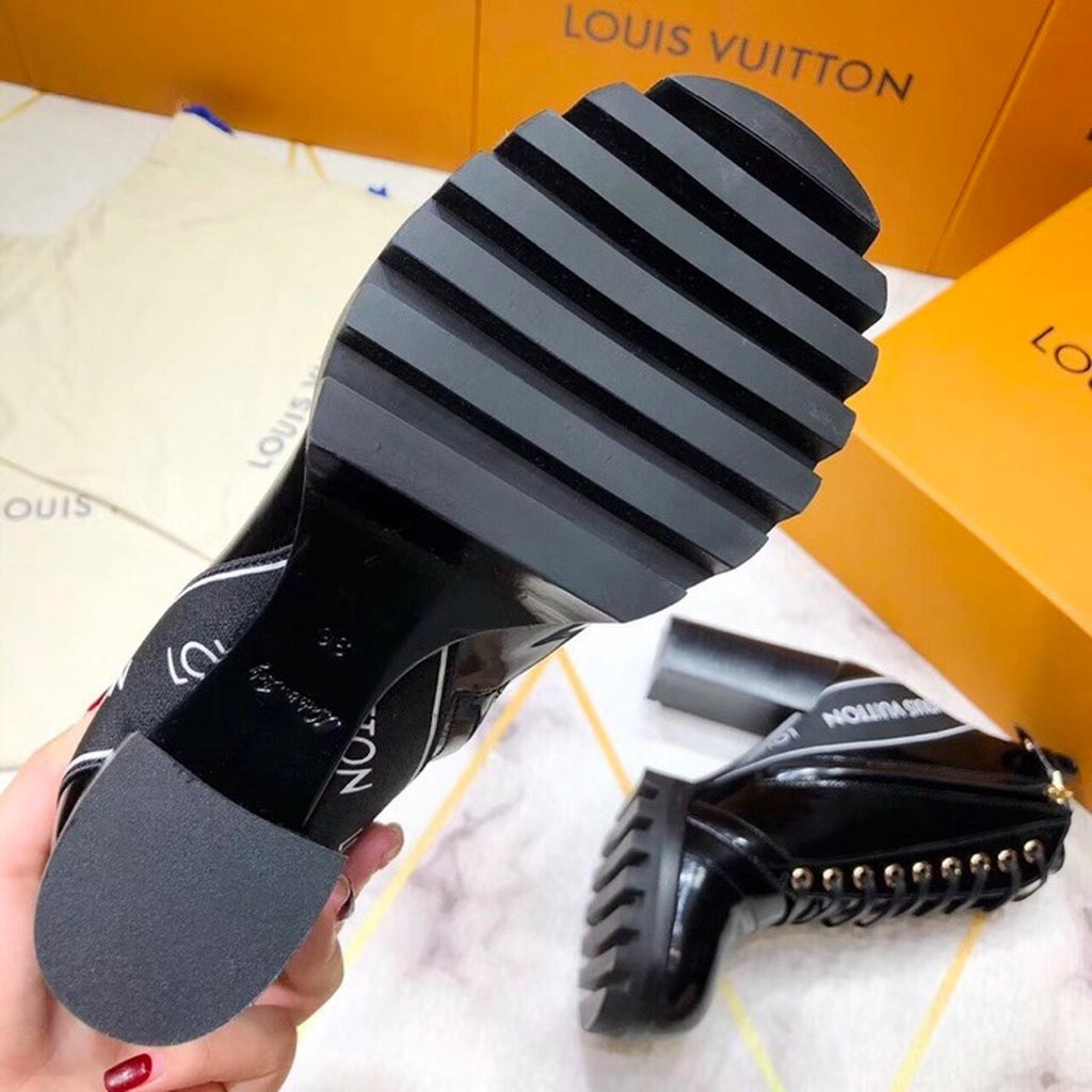 Louis Vuitton Star Trail Ankle Boot Calfskin Leather Fall/Winter 2018 Collection 1A3SX0 Black