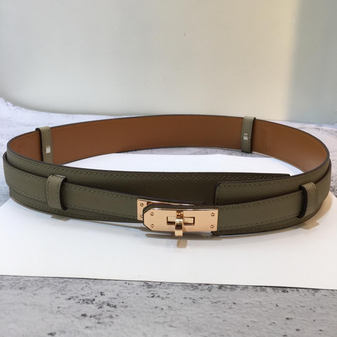Hermes Kelly Belt Beige