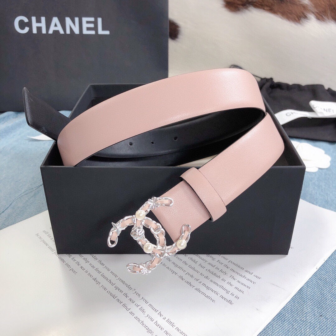 Chanel Belt With Double C Buckle