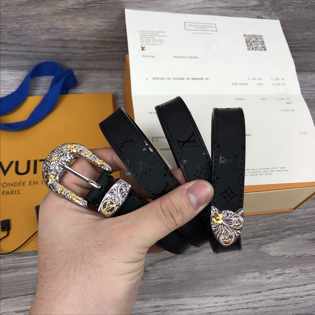 Louis Vuitton Iconic Belt Black