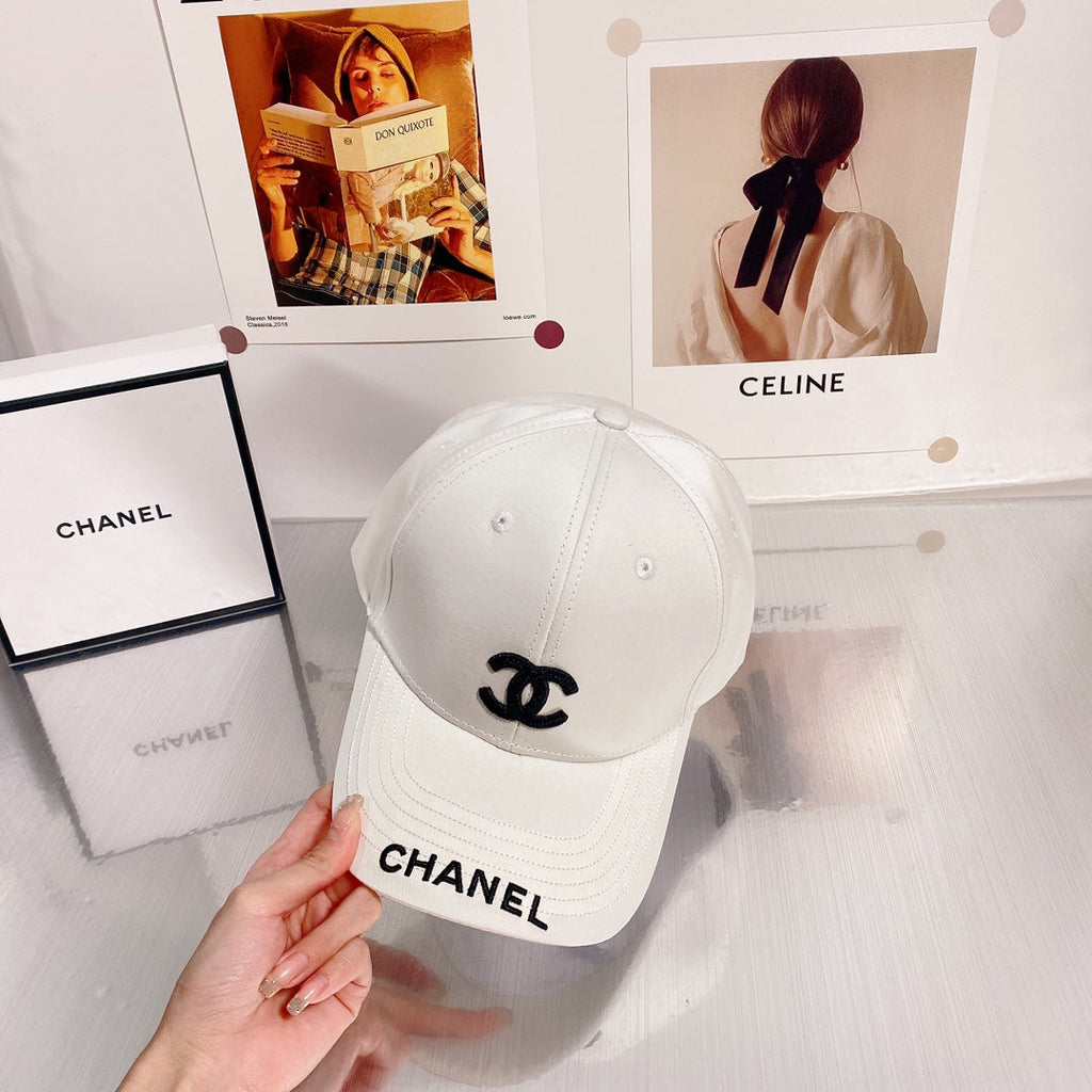 Chanel White Cap