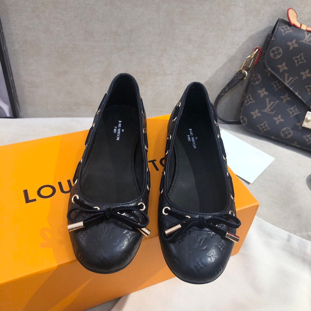 Louis Vuitton Gloria Flat Loafer Black