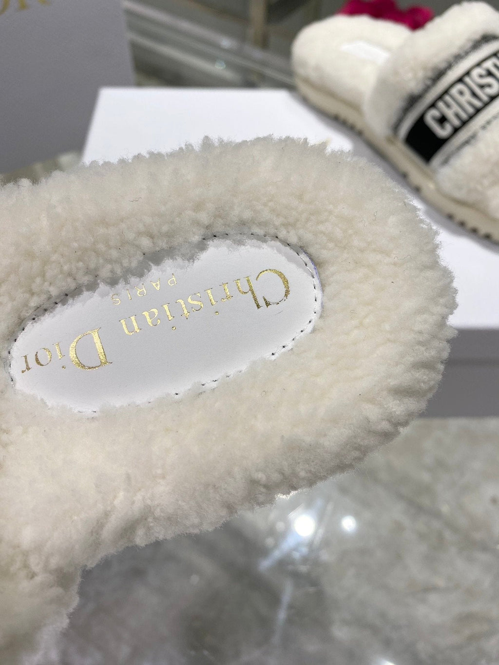 Dior Chez Moi Slide White