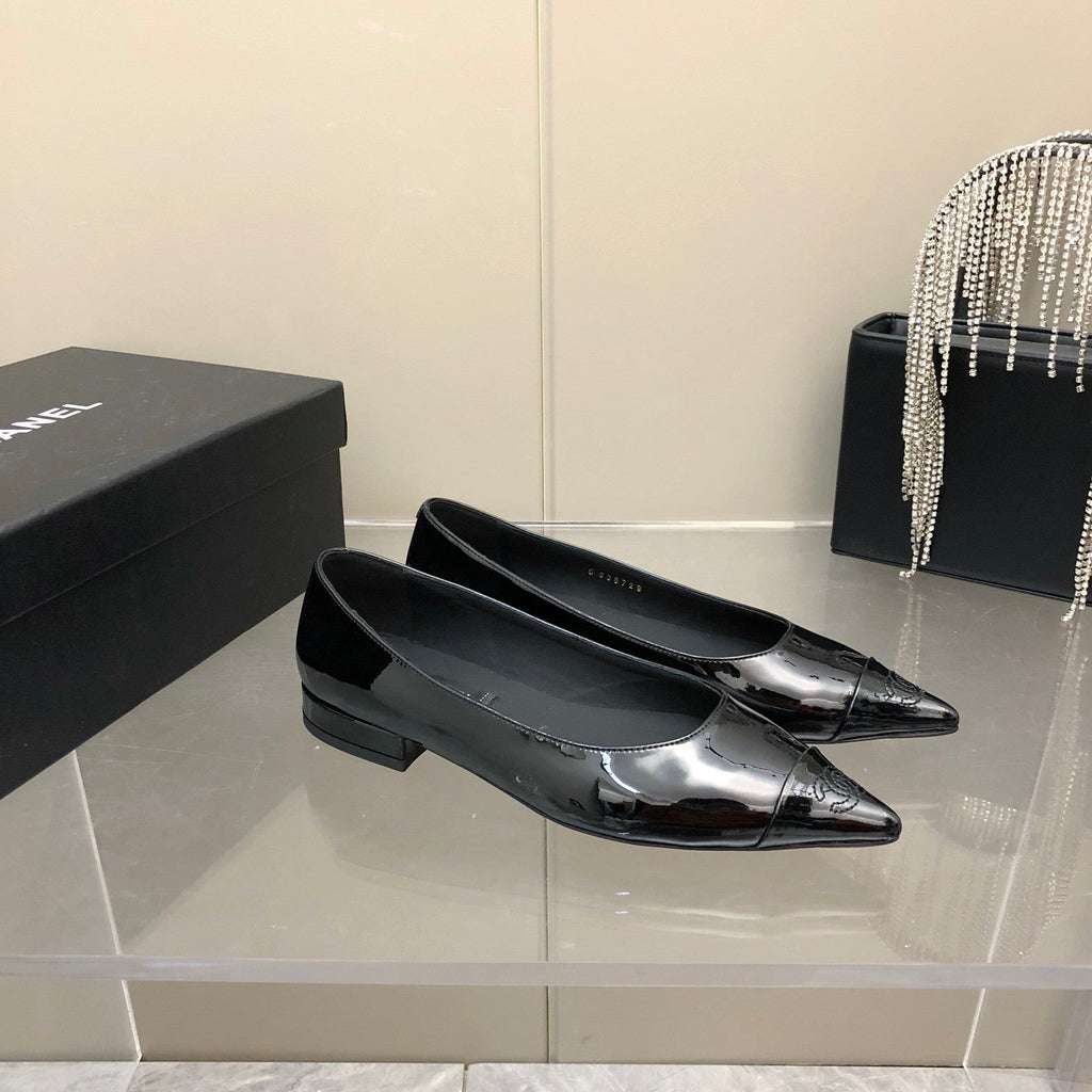 Chanel Flats Black