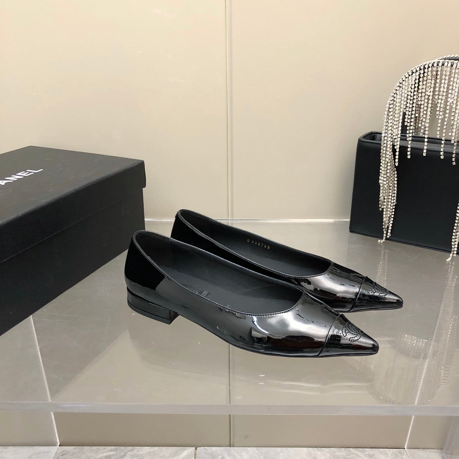Chanel Flats Black