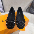 Louis Vuitton Gloria Flat Loafer Black