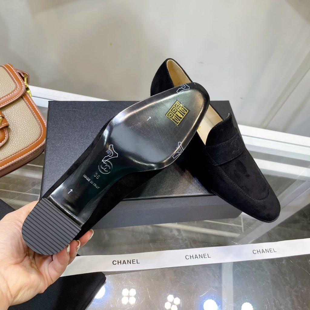 Chanel Loafers Black