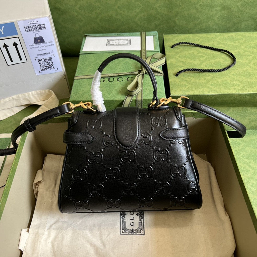 Gucci Small Top Handle Bag 29cm Black