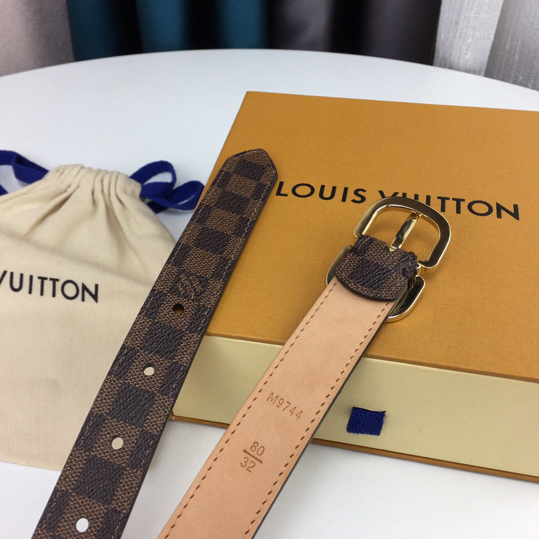 Louis Vuitton Mini Belt Brown