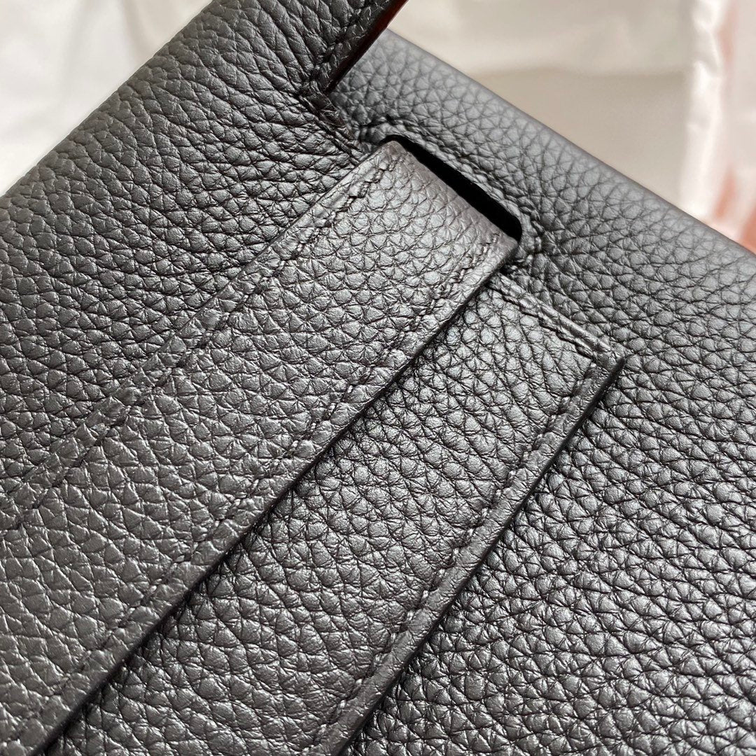 Hermes Shoulder Kelly CK37 42 cm Black