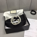 Gucci Belt With Double G Buckle Black