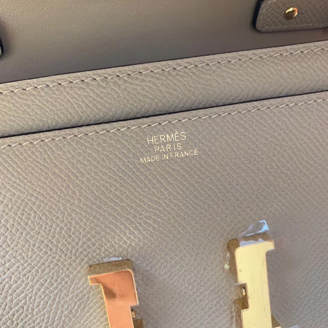 Hermes Constance Togo 21cm Cream