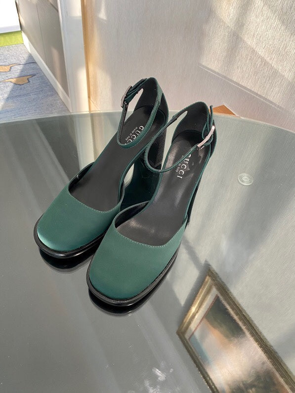 Gucci Platform Sandal Green