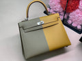 Hermes Epson Bi Color Custom 28cm Yellow/Grey